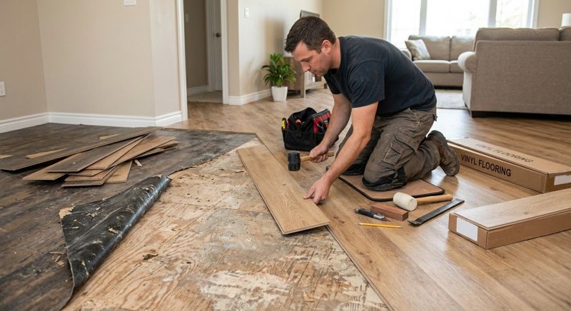 Vinyl Tile Replacement in Fort Worth, TX