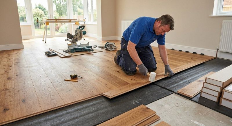 Wide Plank Floor Installation in Austin, TX